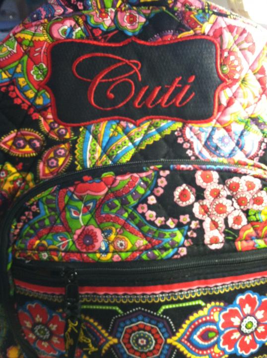 Appliqued Vera Bradley