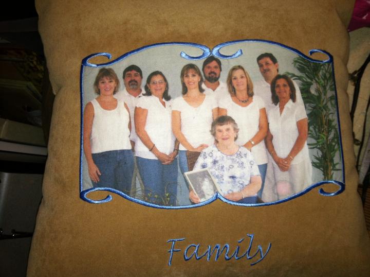 Family Photo Pillow