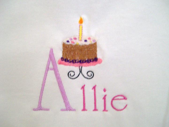 Birthday cake with name