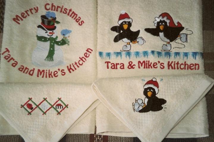 Kitchen towels and dishrags