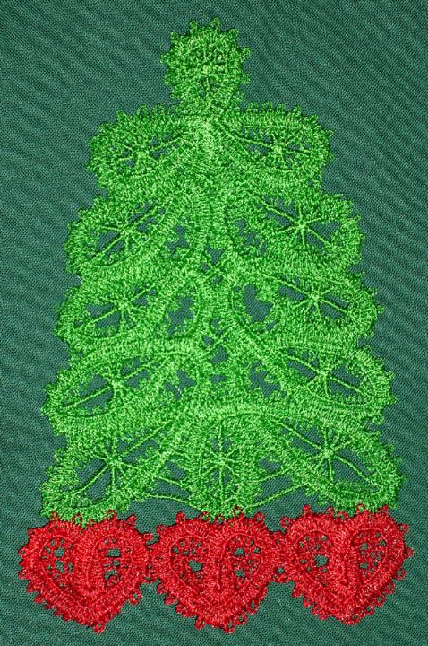 Battenberg Lace Christmas Tree