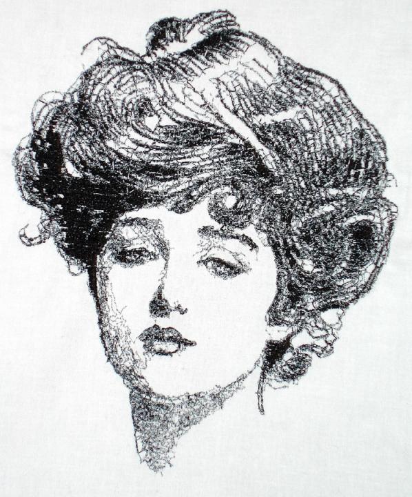 Photo Stitch Gibson Girl