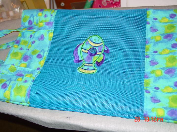 Applique Beach Bag