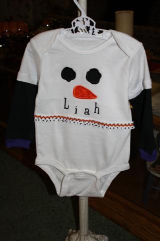 Snowman onesie