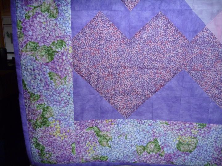 Detail of Valentine Quilt