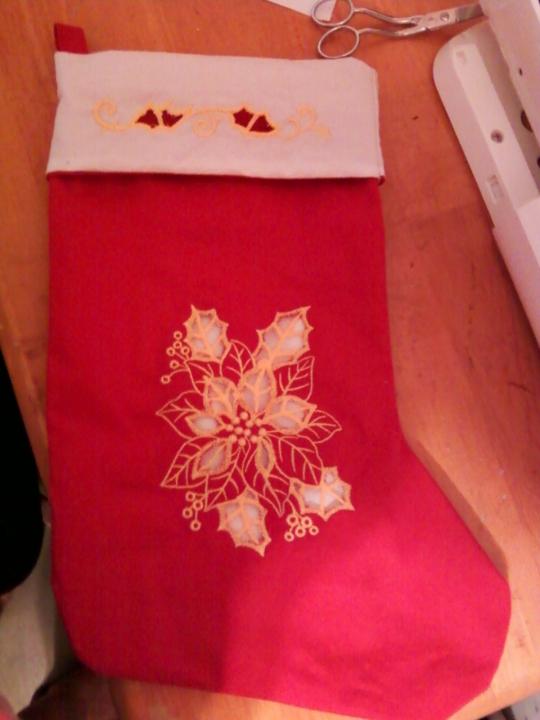 Cutwork Stocking