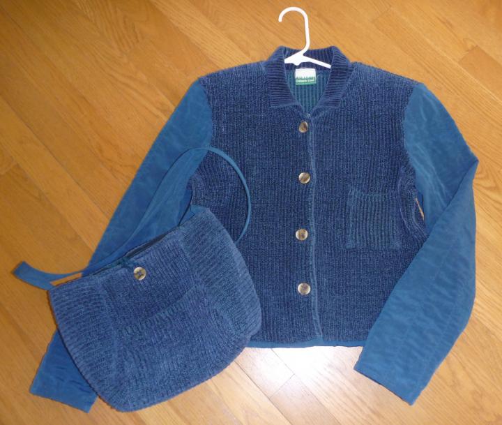 Jacket #7 and purse