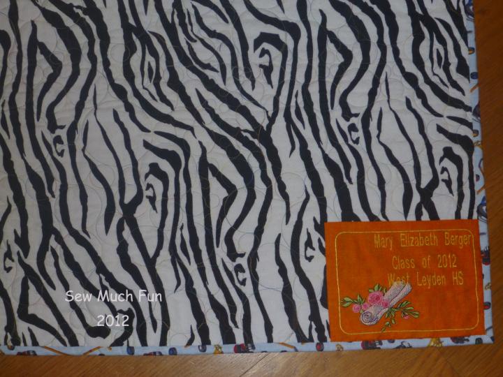 Niece's Graduation Quilt