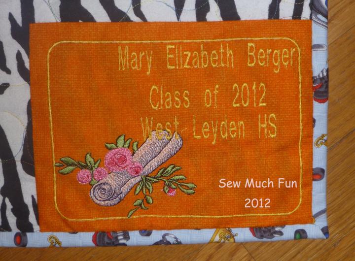 Niece's Graduation Quilt